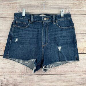 Paige Margo Cut‎ Off Jean Shorts Women's Size 30 Blue Medium Wash Denim